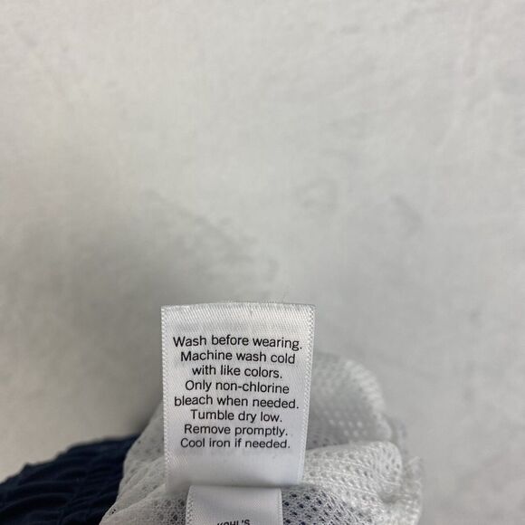 Sonoma Swim Trunks Mens Extra Large XL Blue Pockets Drawstring Lightweight Short - Picture 9 of 9